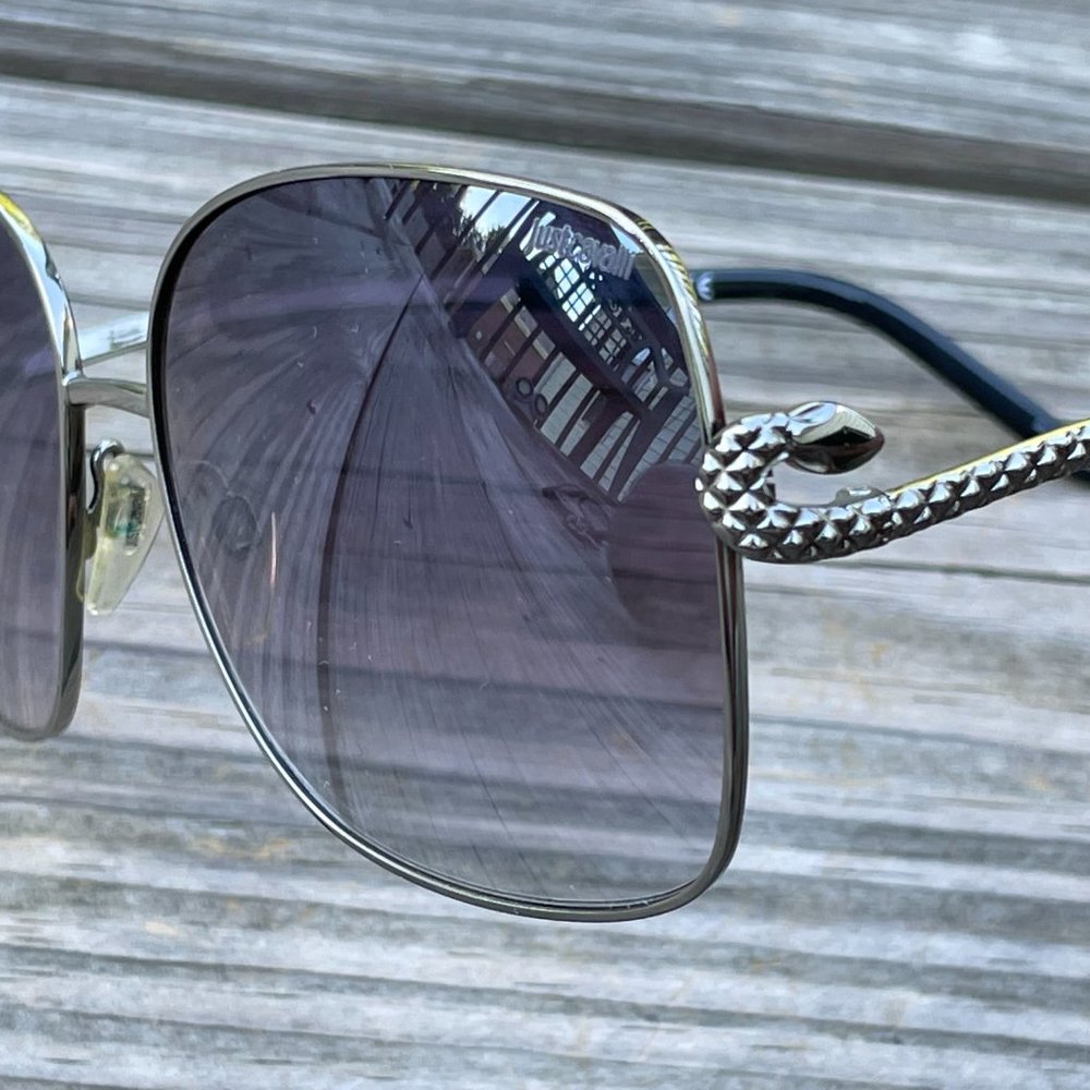 Just Cavalli Women Sunglasses Gunmetal Black Tone - Picture 2 of 13